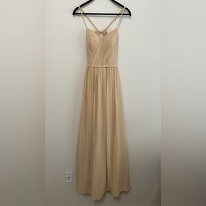 Women’s Champagne Chiffon Formal Dress A0 Holiday Gala Bridesmaid Wedding‎ Guest